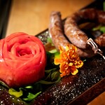 大人の隠れ家 七輪炭火レストランバーAVANTI - ジビエ　ソーセージ　仕入れ状況により、おまかせコースの一品としてご用意可能です。お気軽にご指定ください。