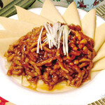 Stir-fried thinly sliced pork with special sweet miso sauce