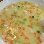 Chengdu style steamed egg custard with shrimp