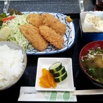 常楽 - アジイカフライ定食