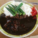 Kicchin Hotto Bea - 黒カレー大季節の野菜（オクラ）トッピング