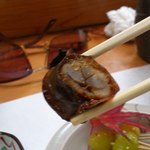 寿司割烹 魚紋 - ごぼうの穴子巻き。リフト(^-^)/鰆は撮り忘れ(^_^;)