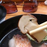 寿司割烹 魚紋 - 松茸。リフトぉ(^o^)/