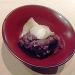 お料理 佐藤 - 小豆と百合根のコラボ。