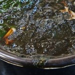 いたや - 「月見そば(温)」の下側を撮影です(11/2UP)