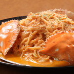 ボンジョルノ - 渡りカニのトマトクリームソース