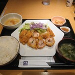 大戸屋 - 【期間限定】梅しそ巻きのチキンカツとおろし出汁