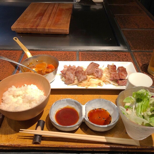 岡半 本店 オカハン 銀座 鉄板焼き 食べログ