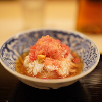 道人 - 毛蟹とトマト、三輪白髪素麺