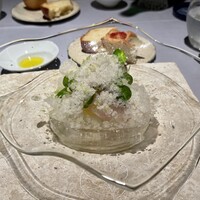 日本のイタリア料理店 sai - 縞鰺のカルパッチョ
