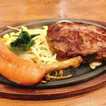 HERO'S steakhouse - ヒーローズステーキ200g+骨付きフランク