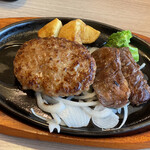 ステーキのどん - ハンバーグ&牛ハラミランチ