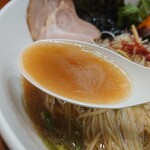 暁 製麺 - スープ