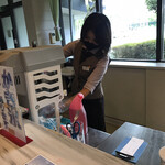 くまもと中央カントリークラブ - かき氷作成中