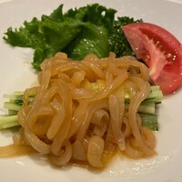 中国料理 四川 - レディースランチ くらげの冷製