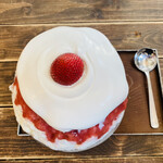 サカノウエカフェ - こおりのショートケーキ　1,400円