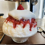 サカノウエカフェ - こおりのショートケーキ　1,400円