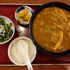 太鼓亭 - 海老天肉カレーうどんセット