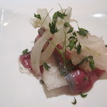 zoe's - かんぱちのカルパッチョは秋バージョン