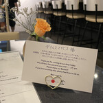 Japanese Soba Noodles 蔦 - ウェルカムカード