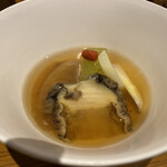 登別温泉　ホテルまほろば - 蝦夷鮑とフカヒレの友葛庵掛け