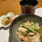 登別温泉　ホテルまほろば - 時知らず鮭と焼きもろこしの御飯