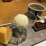登別温泉　ホテルまほろば - スイーツの飾りプレート
