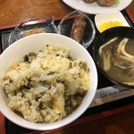 美酒屋すいれん - 高菜チャーハン
