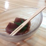 稀々 - 食後の手作り水羊羹