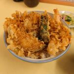 天重 - 天丼のアップ