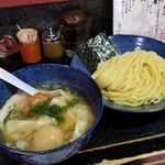 塩そば専門店 桑ばら - 雲呑塩つけそば