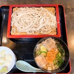 Kichijouji Yabu - もりそばと冷や汁御飯(1,000円)