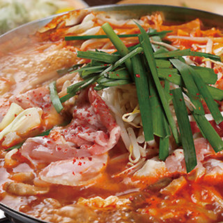 冬季限定 韓国風辛もつ鍋食べ放題 女性 2380 男性 2480 韓国ダイニング 李 天王寺駅前 焼肉 食べログ