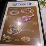 ピッツェリア エ オステリア パドリーノ - メニュー2