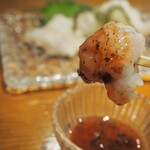 すし処 錦 - 鱧の焼霜（梅肉）