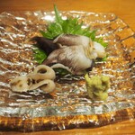 すし処 錦 - とり貝 炙り