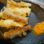 山元麺蔵 - 土ゴボウの天婦羅 