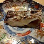 鮨 唐島 - 太刀魚の酒粕漬けの炭火焼き