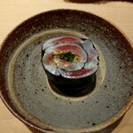 鮨 唐島 - イワシの海苔巻き