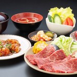 ・Matsusaka beef Yakiniku (Grilled meat) set meal [Matsusaka beef 150g] [Matsusaka beef seasoned offal 100g]