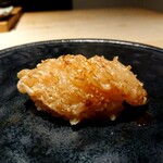 鮨 唐島 - 生穴子の炙り