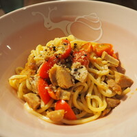 biodinamico - 若鶏とチェリートマトのラグービアンコ