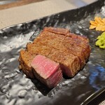 鉄板焼きgrow - 最高級A５黒毛和牛のヒレステーキ