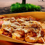 浪花屋 - たこ焼き12個 ¥350