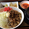 Shimadaya - 炙り牛カルビ丼セット