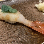 おたる政寿司 本店 - 大ぼたんえび。甘〜い♪