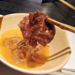 Kappouhambeei - 苦手なたまごですが、すき焼きの時は食べれます　( ´艸｀)