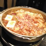 割烹 半兵衛 - ひとりすき焼き、初めて食べましたよ