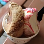 吉田ジェラート - チョコラータ&ラズベリーレアチーズ