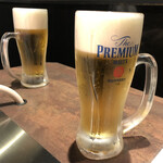 Tabenomi Houdai Yakiniku Dainingu Chikaraya - 生ビールはプレモルです。